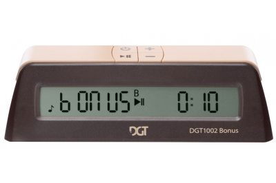 Reloj digital de ajedrez norteamericano DGT con bolsa de cuña